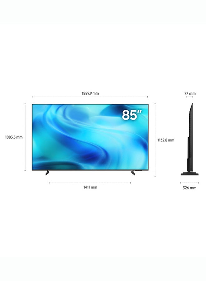 Samsung 85Inch U8000H Crystal UHD 4K Smart TV, HDR 10+, Motion Xcelerator, Dynamic Sound Pack, Gaming Hub, Endless Free Content, UA85U8000HUXZN (2026 - UAE Version) UA85U8000HUXZN black - Image 3