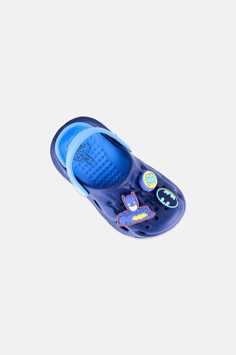 Batman Toddlers Boy Batman Sling Back Clogs, Navy - Image 3