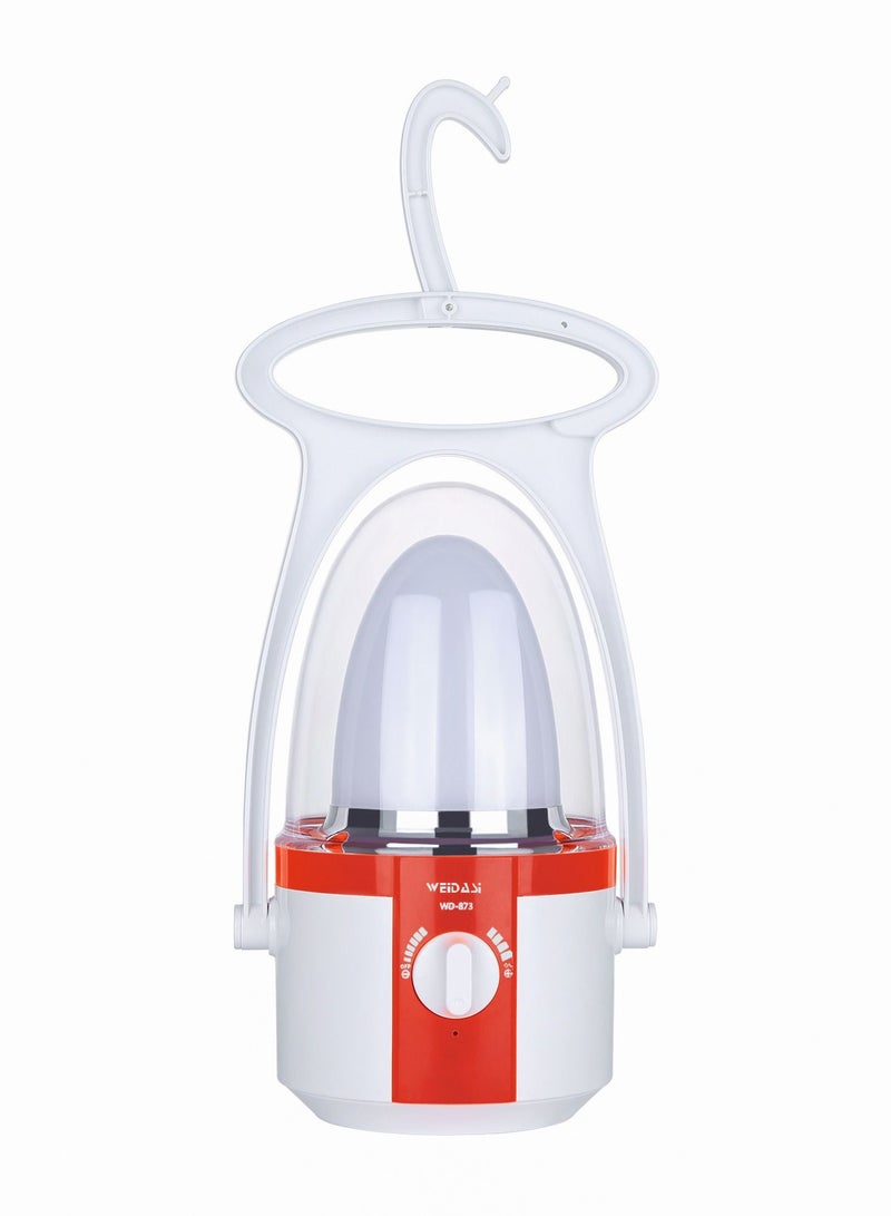 WEIDASI Rechargeable LED Camping Lantern Red White  15W - Image 1