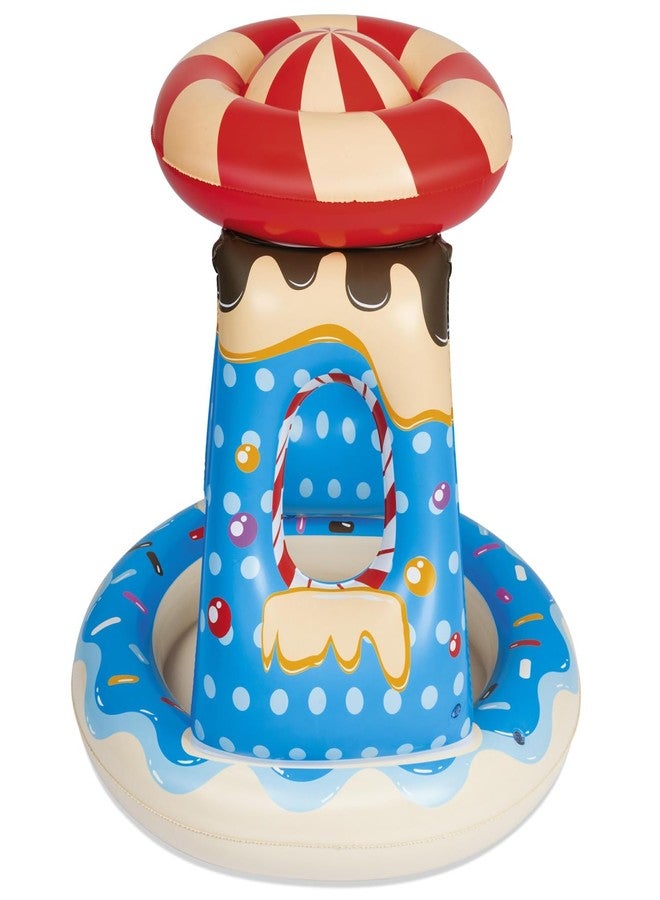 Bestway: H2OGO! Candyville Playtime Pool - 36 x 36 Inflatable Baby Mini Splash Pool, UV Protection Sunshade, Candy Inspired Design, Toddler & Kids 2+ - Image 3