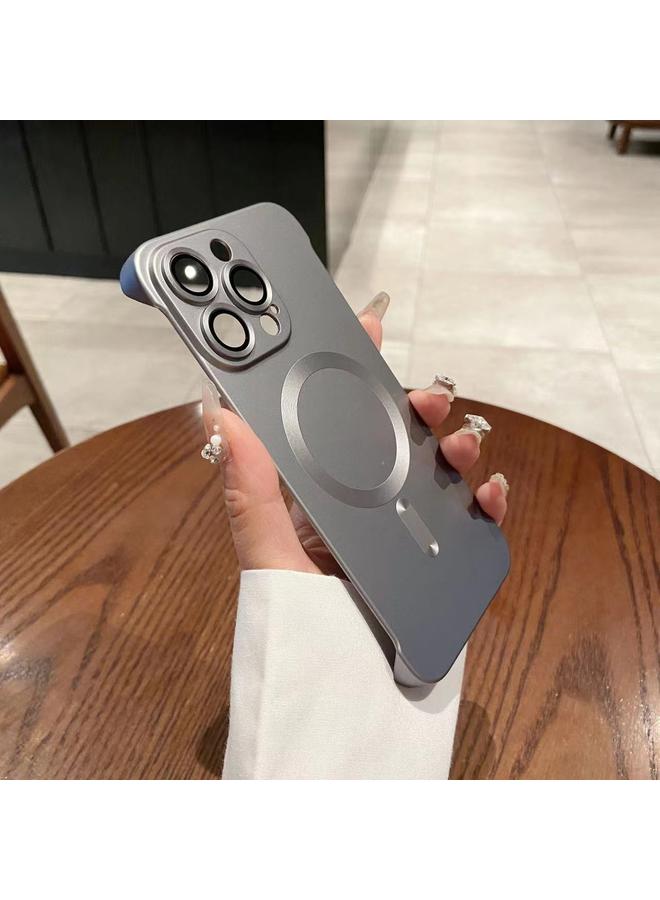 جراب MagSafe PC بدون إطار لهاتف iPhone 16 Pro (Gary)