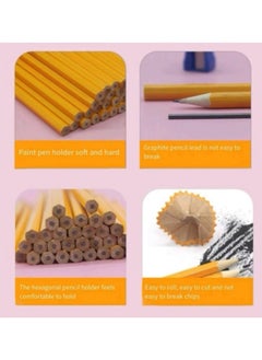 Generic 10-Pack Pencil With Eraser Head HB Pencil Set Sketch Drawing Pencil Primary School Student Writing Pen  - Image 2