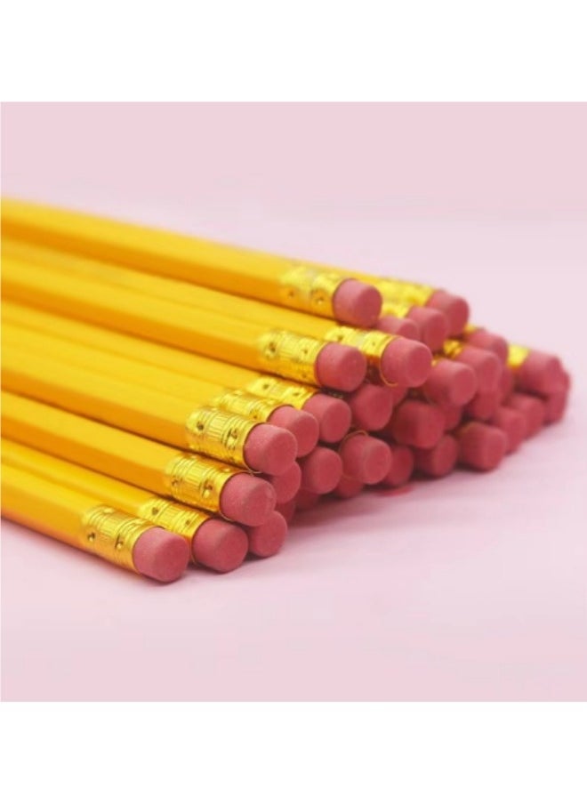 Generic - 10-Pack Pencil With Eraser Head HB Pencil Set Sketch Drawing Pencil Primary School Student Writing Pen - Image 1