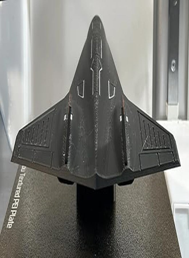 3D CRAFT Dark Star SR-71 Scale Model Aircraft, 3D Printed Display Piece with Stand, Black - Image 3
