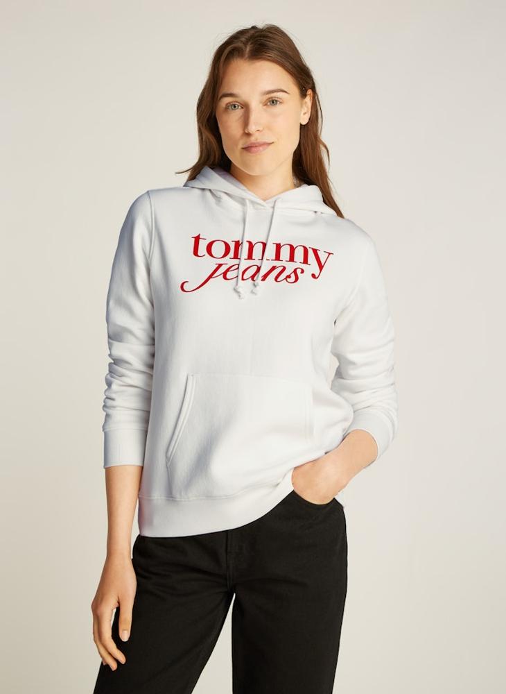 TOMMY JEANS Logo Knitted Hoodie  - Image 1