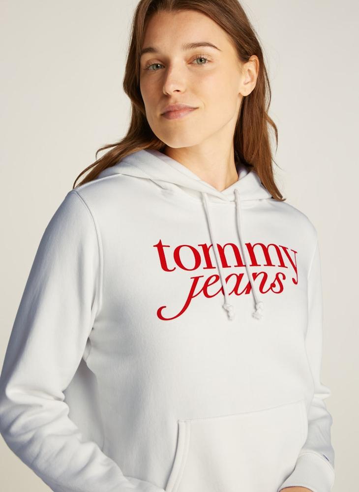 TOMMY JEANS Logo Knitted Hoodie  - Image 3