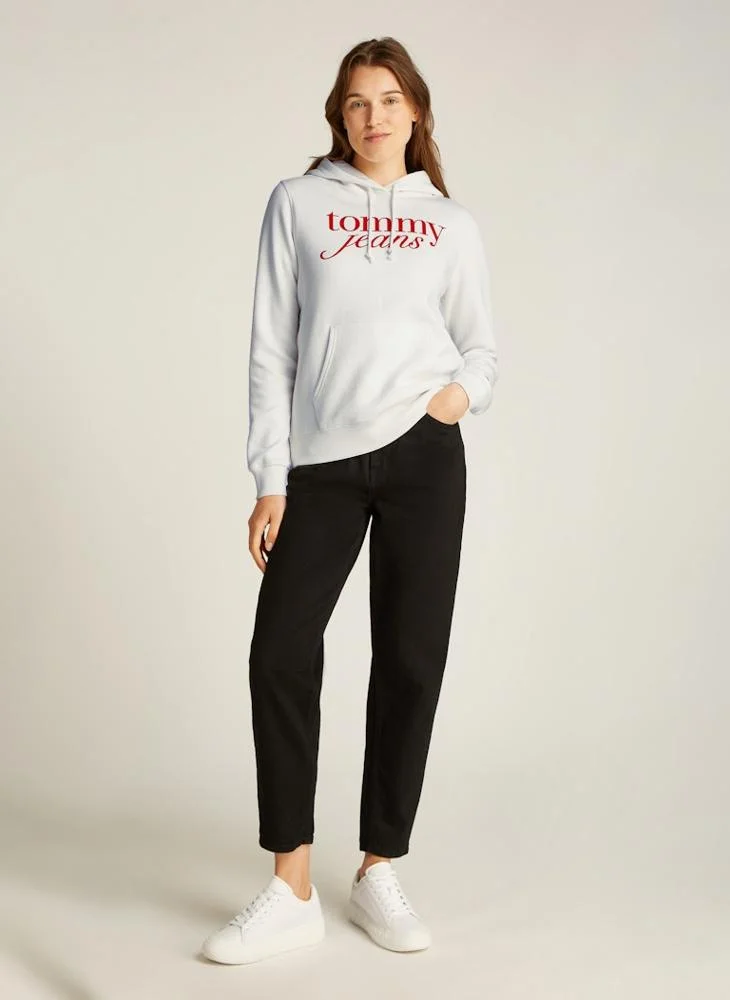 تومي جينز Logo Knitted Hoodie