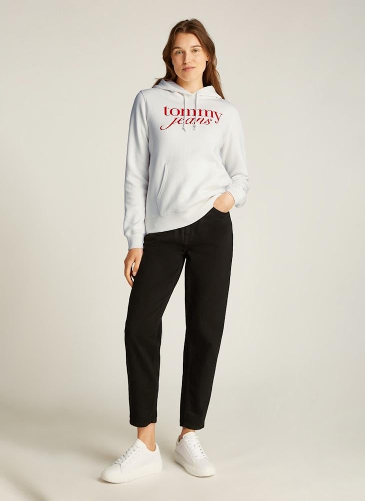 TOMMY JEANS Logo Knitted Hoodie  - Image 4