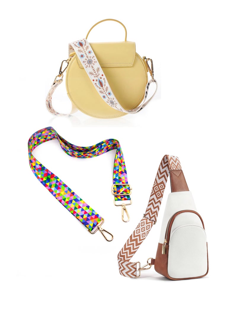 Patterned Bag straps with Hooks and Regulator - Image 3