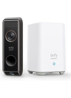 eufy Security Video Doorbell Dual Camera (Battery-Powered) with Homebase, Dual Motion Detection, Package Detection, 2K HD, No Monthly Fee, 16GB Local Storage  - Image 1