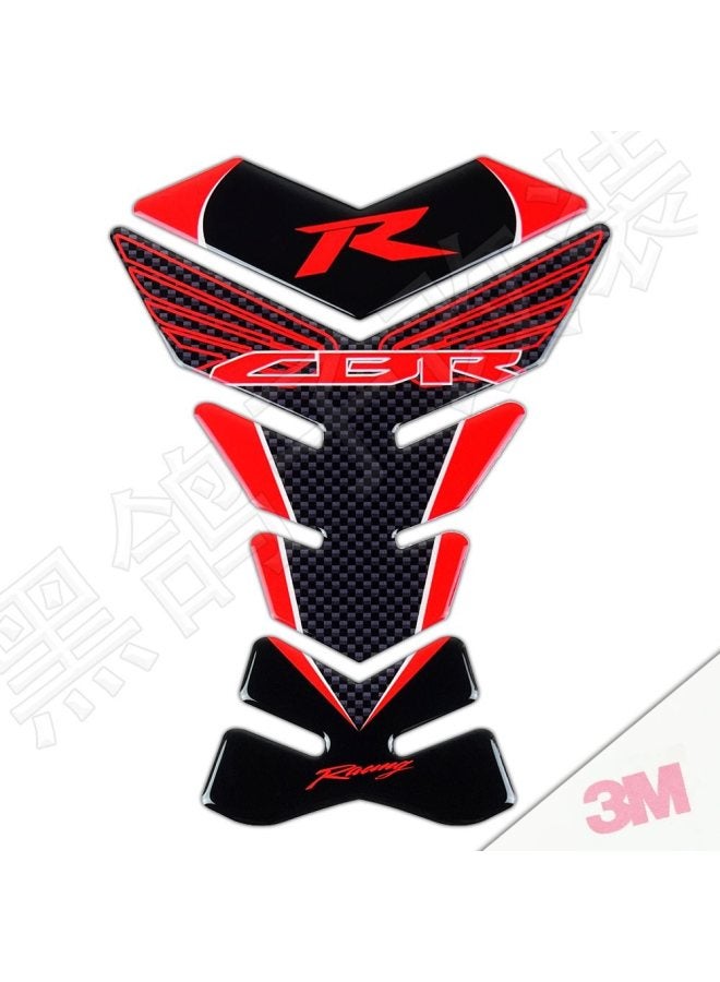 Suitable For Ktm Suzuki Honda Yamaha Motorcycle Stereo Waterproof Fuel Tank Sticker Decorative Fuel Tank Fish Bone Decal-Color:Honda 9 3m Non-adhesive Waterproof Non-slipvv-Size:Default Itemvv - Image 1