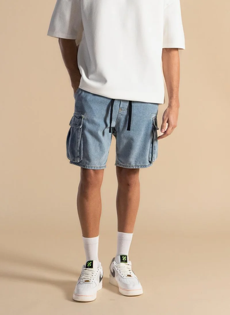 شايبس SOFT DENIM COMFORT SHORTS