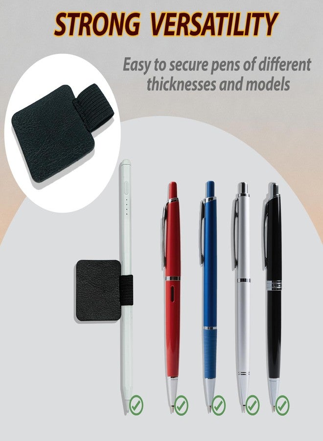 KEUYE Stylus Holder for Phone Notebooks Journals Planners Tablet Case,2PCS Self Adhesive Stylus Holder for ipad Laptop Tablet,Black - Image 5
