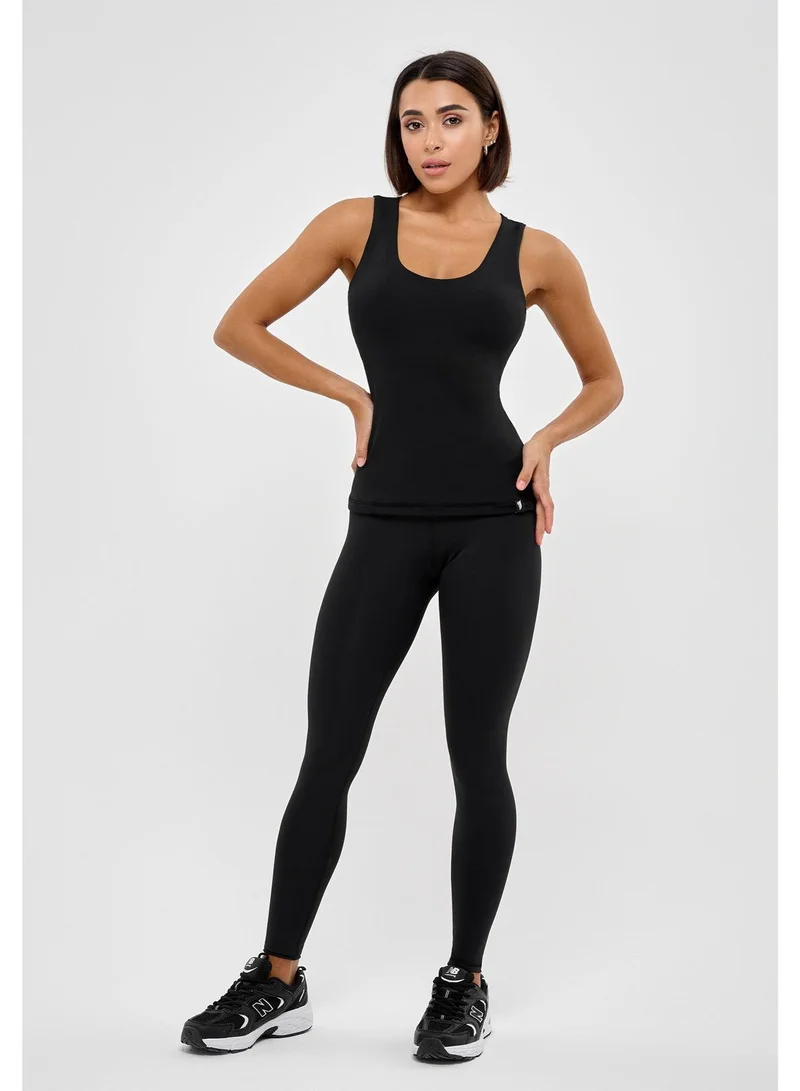 Bona Fide Bra Vest Black Vest Sport Gym T-Shirt for Women | Best Price UAE