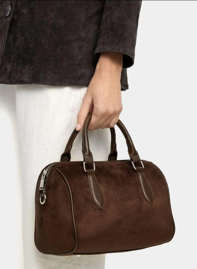 بارفوا حقيبة حمل بتأثير جلدي