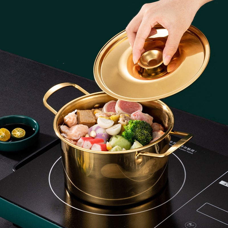 🍳 قدر طبخ الرامن بتسخين من الستانلس ستيل للاستخدام في المطبخ - Image 5