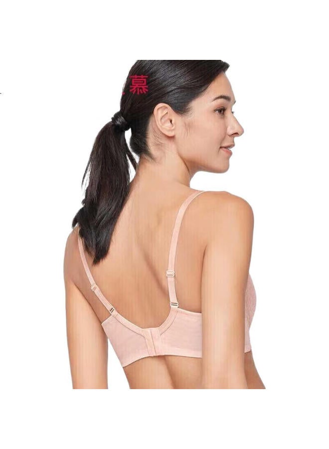 Aimer Women'S Bra, Minimizing For Large Push-Up, Comfortable, Lace, Romantic, Qimeng Am127611, Pink, C75 - Image 2