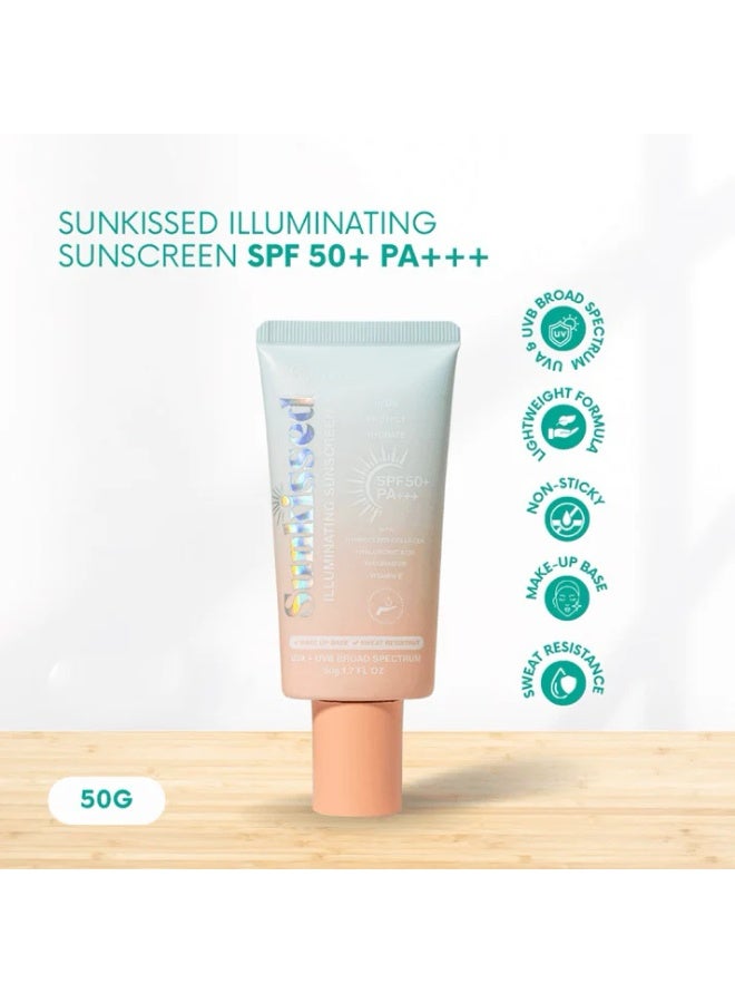 illuminating sunscreen SPF50+ PA+++