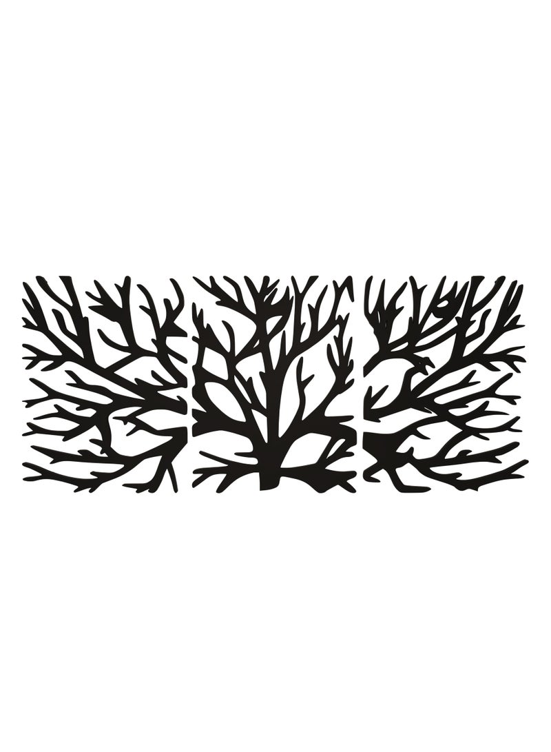 RIGID Lesar Cut Wall Art Sculpture Decorative Showpiece for Gift Living Room, Bedroom, Office, Home, Hallway & Entryway, Outdoor Decoration (SS 520x1150mm) - Image 3