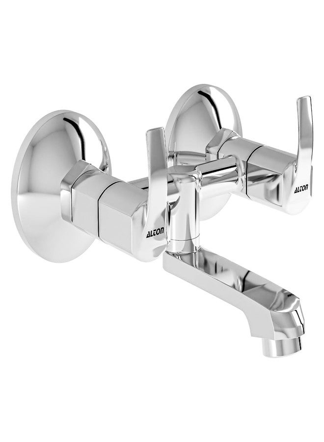 ALTON QBA9075 Brass, Wall Mixer Non Telephonic, Chrome Finish - Image 1
