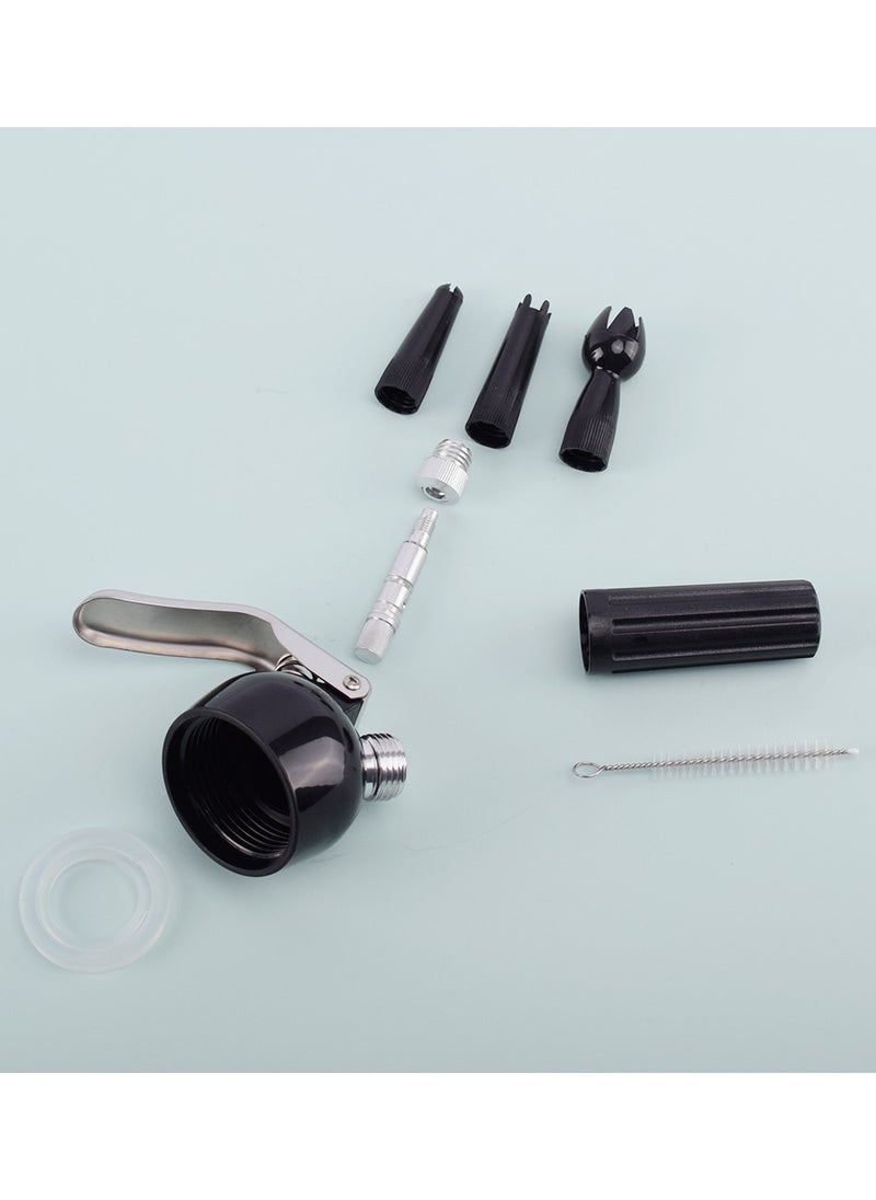 MARK STORE - Whipped Cream Dispenser, Aluminium Cream Whipper with 3 Decorating Nozzles 500ML Cream Charger Dispenser for Cake Cheese Dessert - Image 1