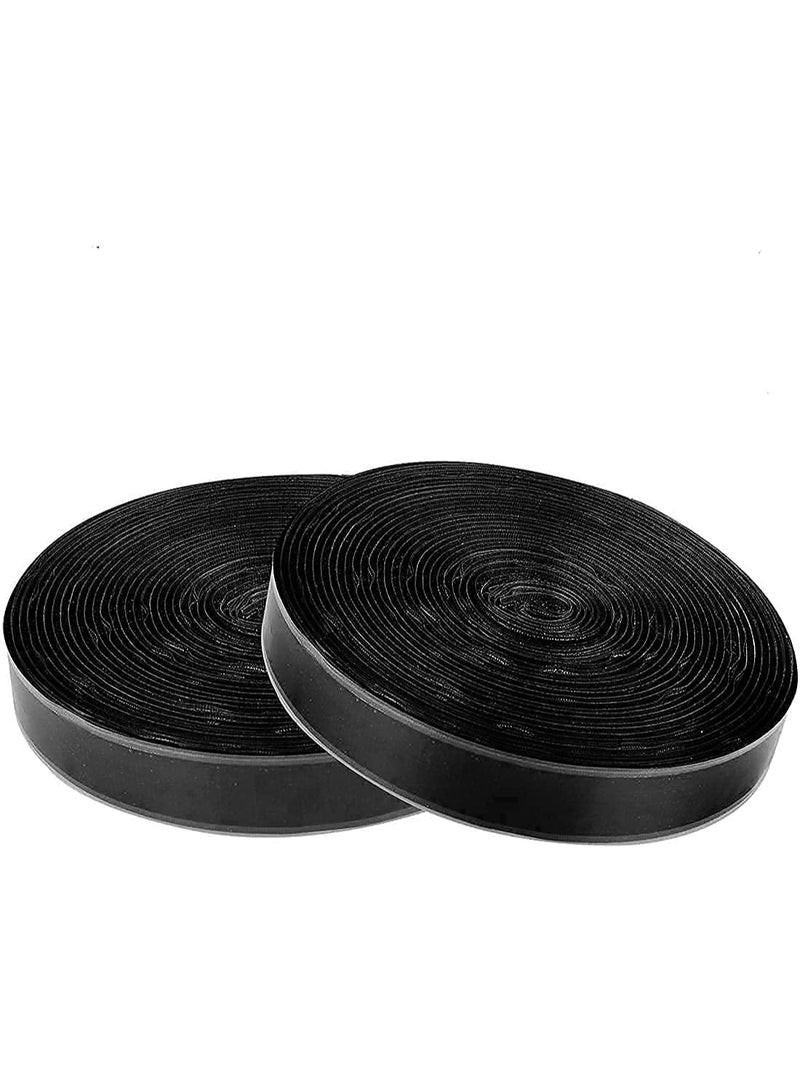Generic Adhesive Hook and Loop Tape, 8 m Extra Strong Double-Sided Sticky Tape, Self-Adhesive Sticky Back Fastening Tape, 20 mm Wide,Black  - Image 4