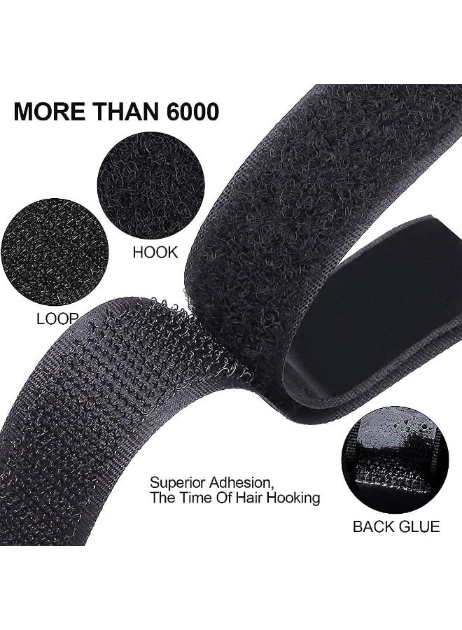 Generic Adhesive Hook and Loop Tape, 8 m Extra Strong Double-Sided Sticky Tape, Self-Adhesive Sticky Back Fastening Tape, 20 mm Wide,Black  - Image 5