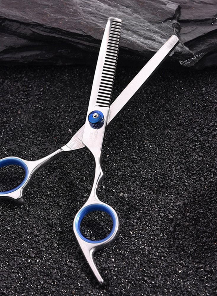 طقم مقصات قص الشعر الاحترافية 11 قطعة مقص حلاقة مقصات تحفيف متعددة الاستخدام - Image 2