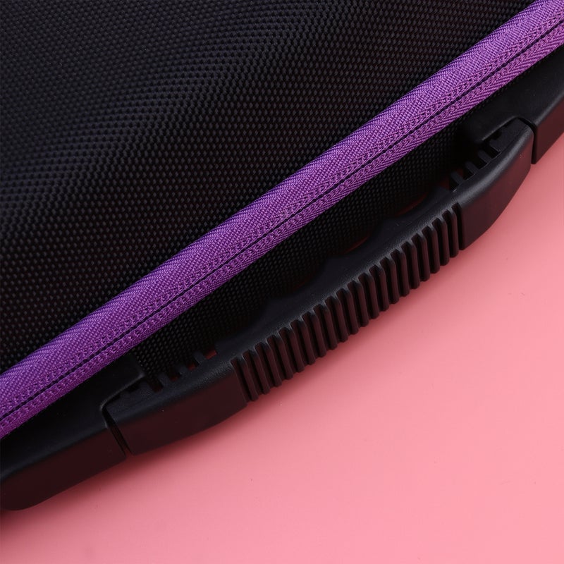 15ml Essential Oils Storage Bag 60 Grid Essential Oil Travel Holder Portable Essential Oil Organizer (Purple, 15ml Lining) - Image 4