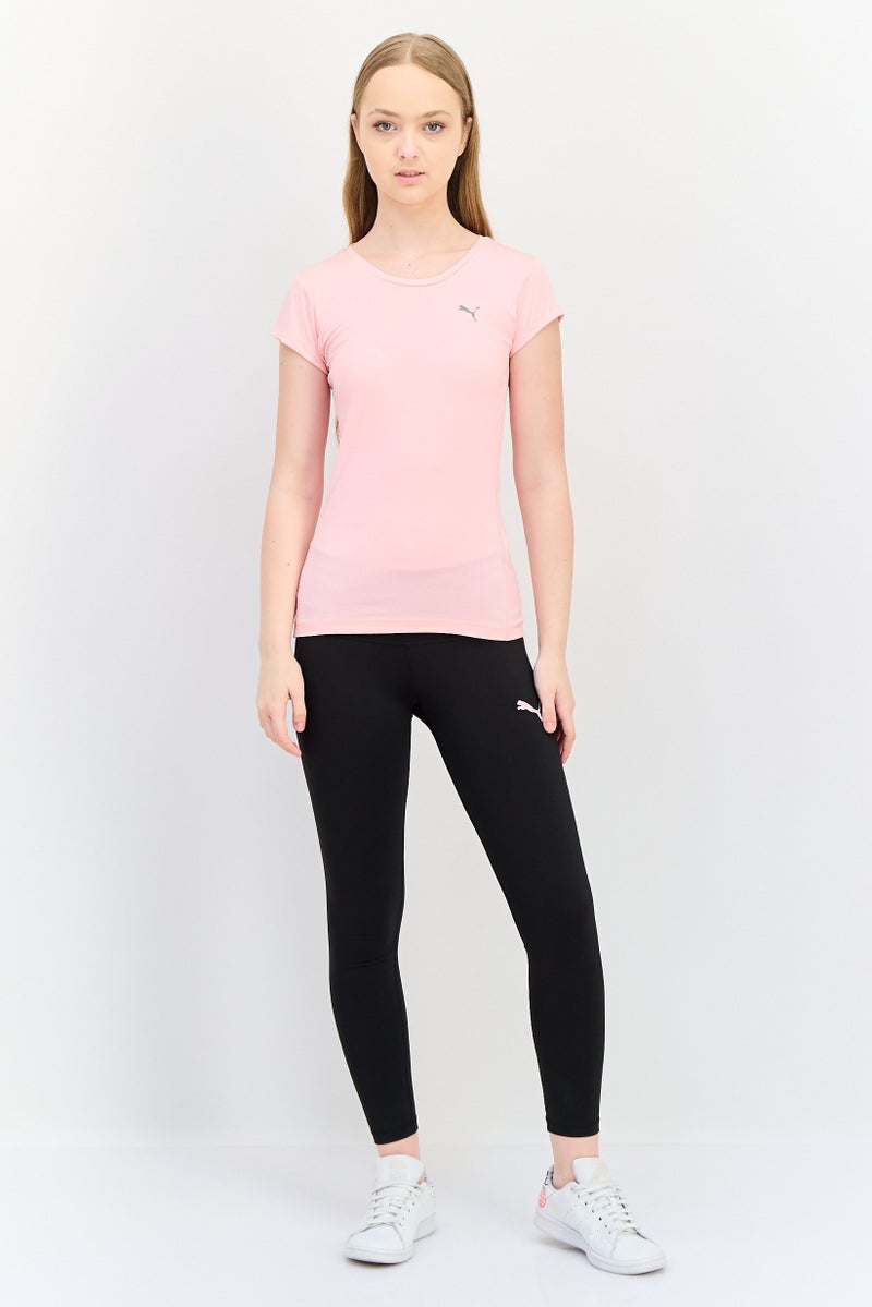 PUMA Women Slim Fit Short Sleeve Training T-Shirt, Light Pink - Image 2