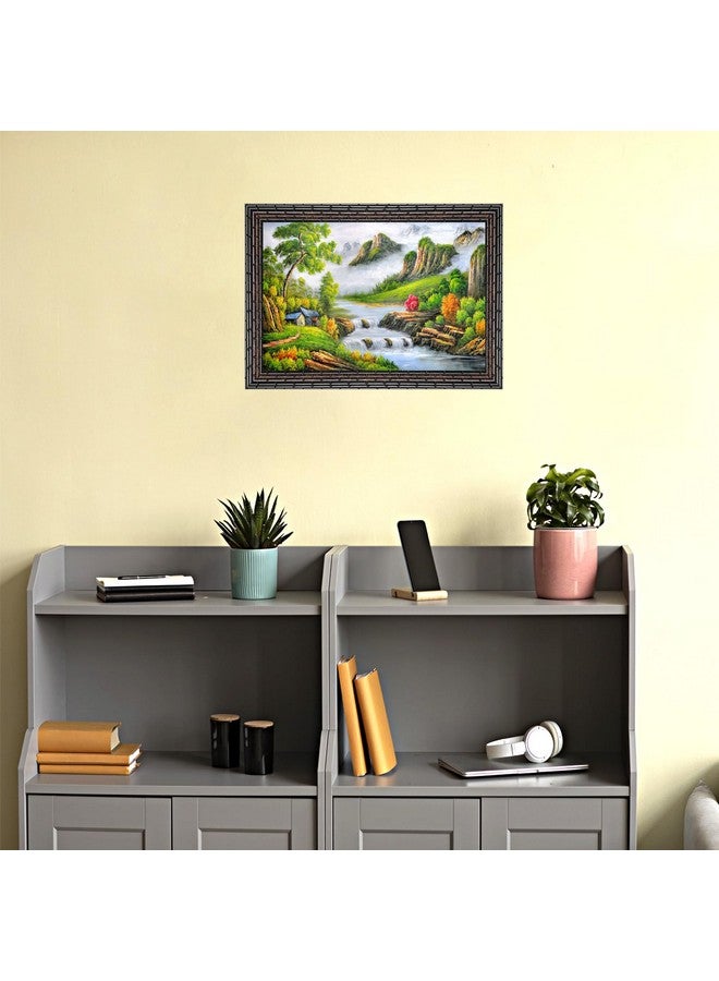 Indianara Modern Art Painting With Frame 20 Inches X 14 Inches - Image 3