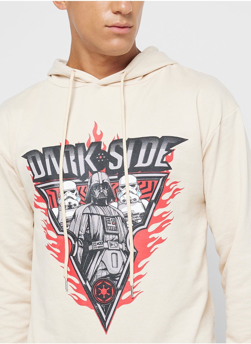 Starwars Star Wars Men'S Oversized Pullover Hoodie  - Image 3