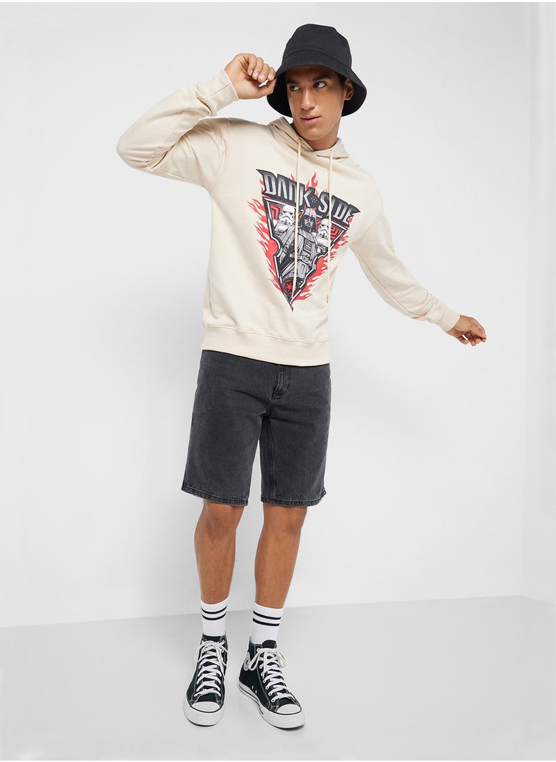 Starwars Star Wars Men'S Oversized Pullover Hoodie  - Image 4