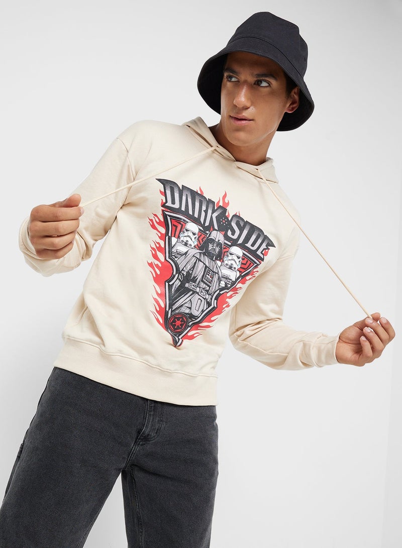 Starwars Star Wars Men'S Oversized Pullover Hoodie - Image 1