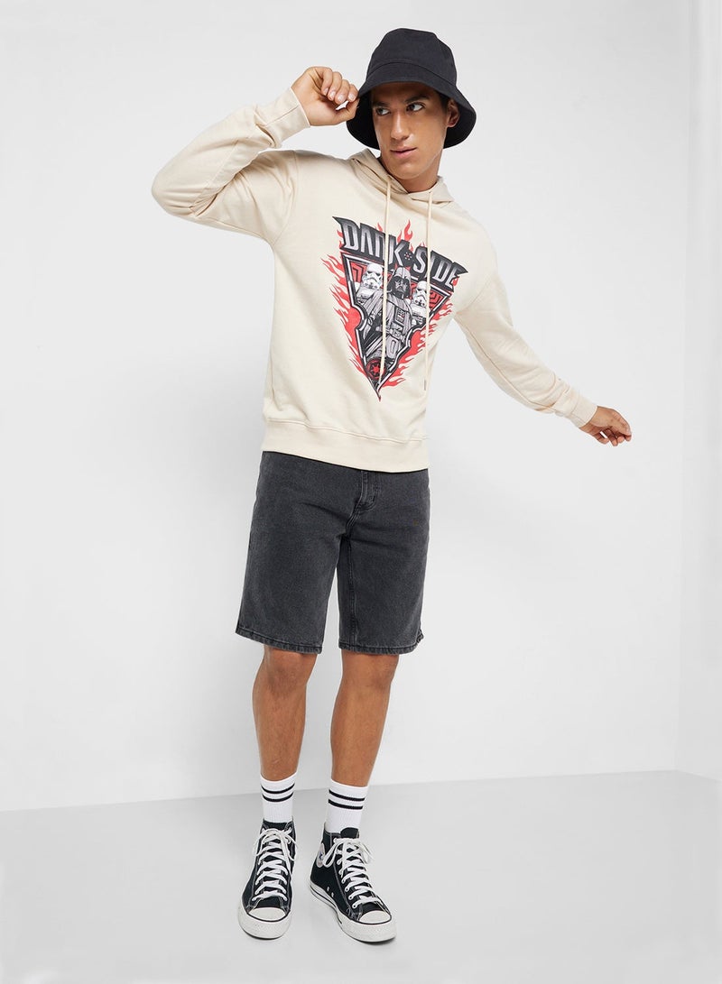 Starwars Star Wars Men'S Oversized Pullover Hoodie - Image 4