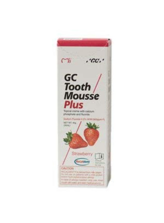 Gc Multi Action Tooth Mousse Remineralising Sugar Free Dental Topical Creme (Strawberry), 40 g - Image 4