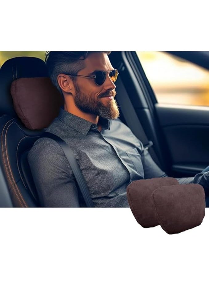 Memory Foam Car Neck Pillow, Cervical Support for Driving, Travel Comfort Cushion for Head and Neck, Ergonomic Design for Long Rides - Image 1