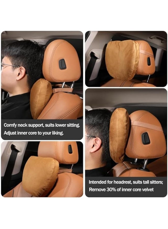 Memory Foam Car Neck Pillow, Cervical Support for Driving, Travel Comfort Cushion for Head and Neck, Ergonomic Design for Long Rides - Image 3
