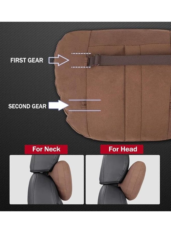 Memory Foam Car Neck Pillow, Cervical Support for Driving, Travel Comfort Cushion for Head and Neck, Ergonomic Design for Long Rides - Image 2