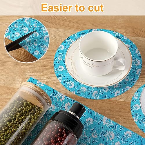 Vocal Store Kitchen Drawer/Cabinet Shelf Mat|PVC Material|Adjustable Size 10 Meter Roll, Blue - CDOJ-P10-10M - Image 4