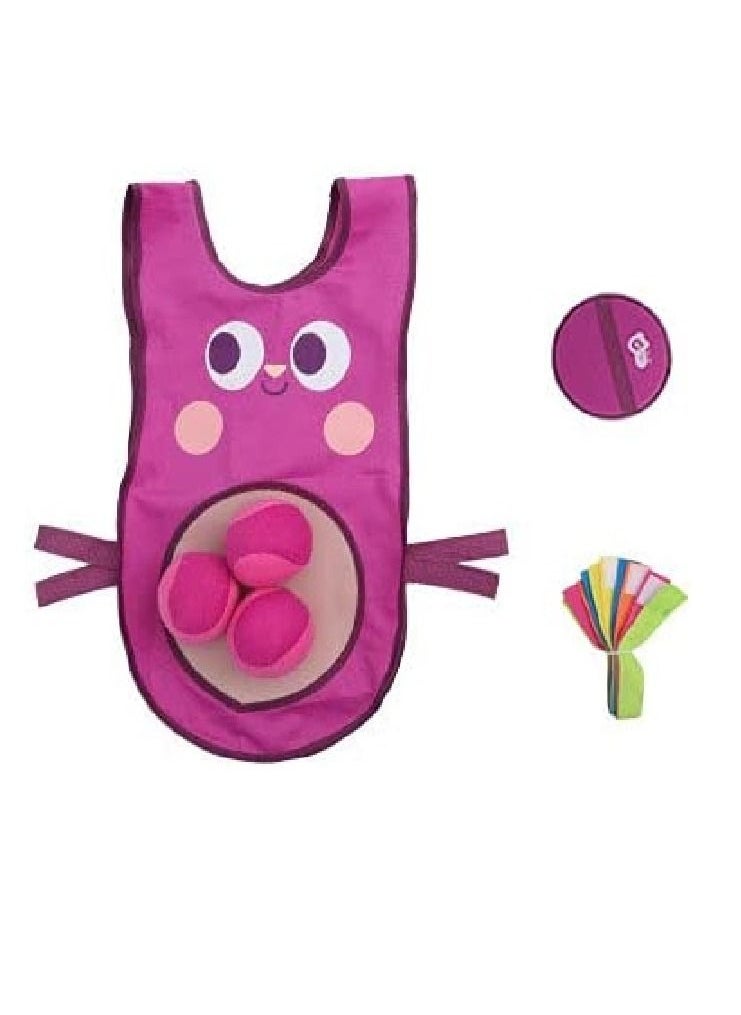 Cutie Cute Toss and Catch Game Dodgeball Sticky Vest for Kids Indoor and Outdoor  - Image 1