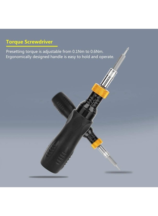 klarako Presetting Type Adjustable Torque Screwdriver 0.10.6Nm Hex Socket RTD0.6 - Image 5