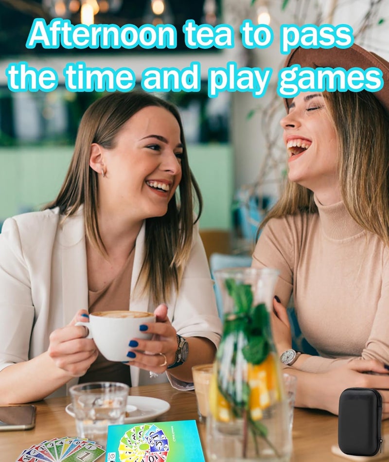 SQUISHCO for Skyjo Card Game, Card Games for Family Entertainment, Portable Deck of Cards with Black Organizer for Educational Learning and Social Gatherings Family Strategy Game - Image 3