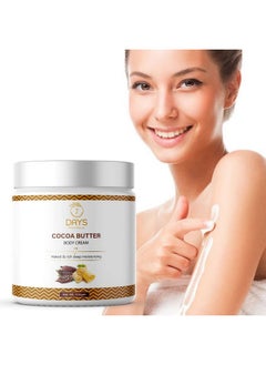 7 Days Men'S Women'S Cocoa Butter Body Creamfor Dry Skin 24 Hours Intense Deep Hydration Shea Butter Moisturizer Extra Hydrating Nourishing Creamy Body & Hand Cream 100Ml  - Image 1