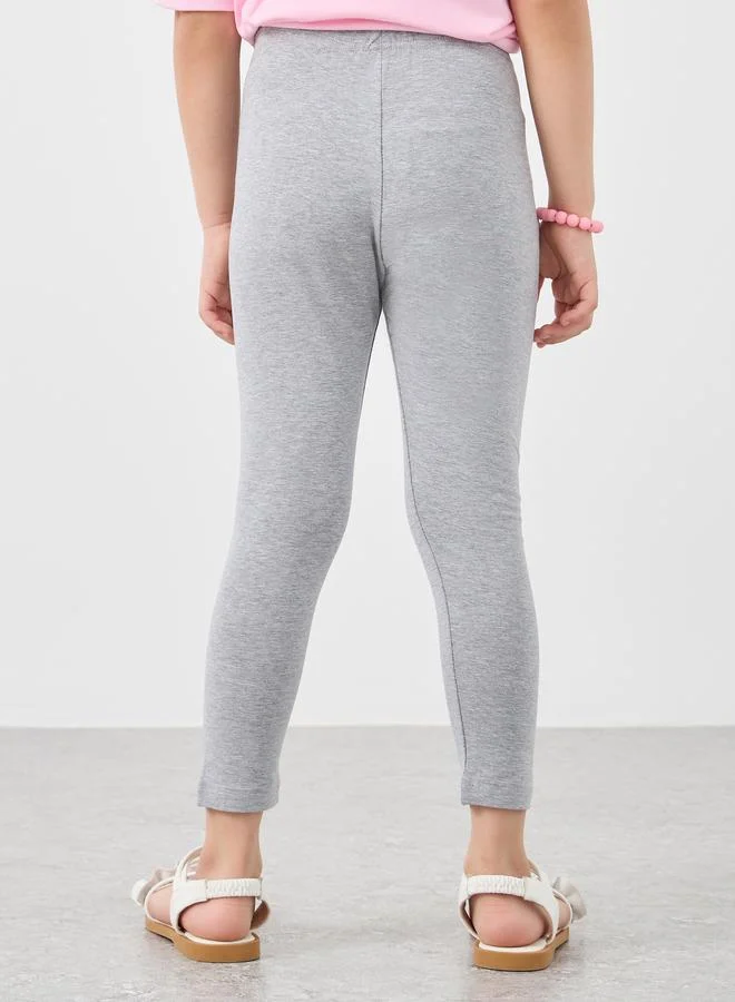 Styli Styli Graphic Print Cotton Leggings