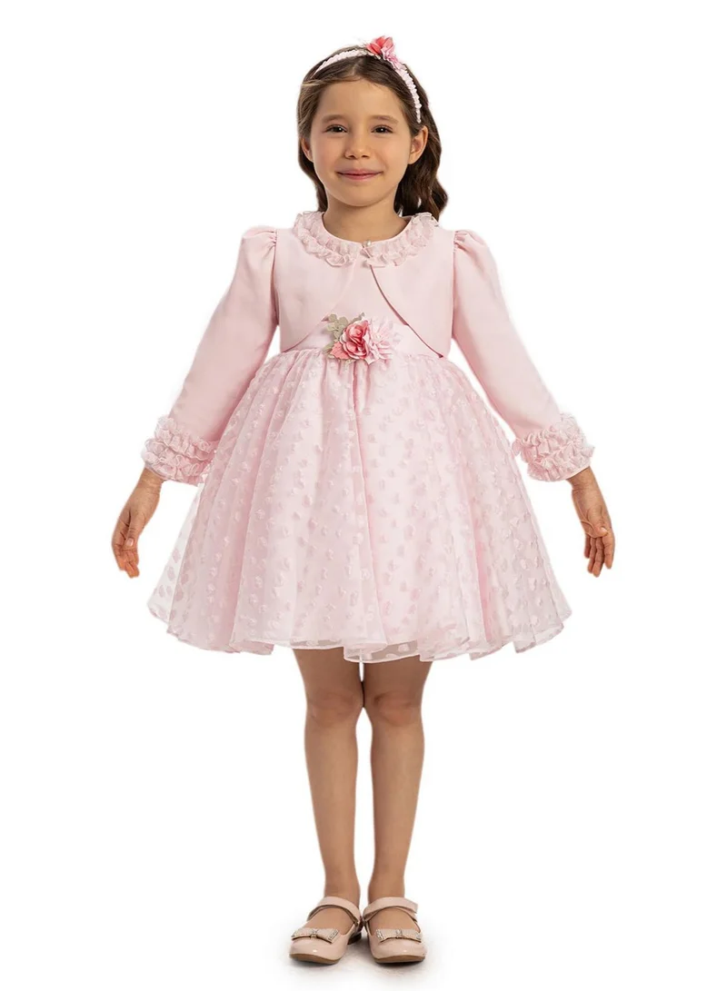 VIA BAMBINO Polka Dot Party Dress Pink