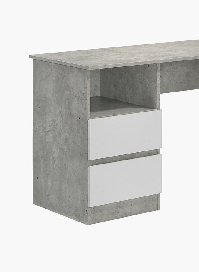Home Box مكتب دراسة زاوية ألفورد باتارا مع درجين 150 × 75 × 150 سم  - Image 4
