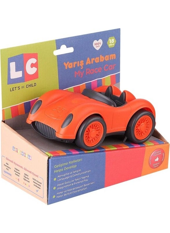 Let's Be Child - My LC Race Car-Orange - Image 1