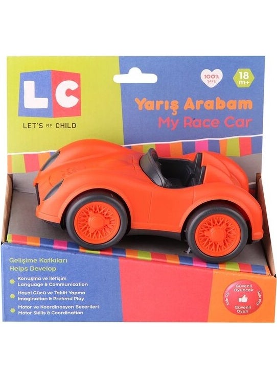 Let's Be Child - My LC Race Car-Orange - Image 1