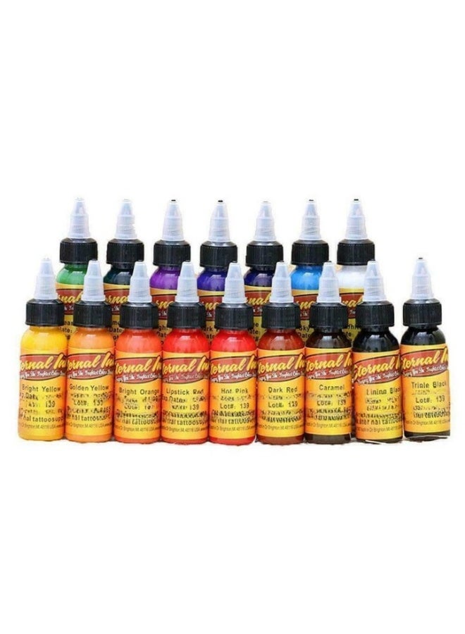 ETERNAL 1-Bottles 30ml Tattoo Makeup Ink Pigment Professional Beauty Body Art Inks Color Nuclear Green - Image 2